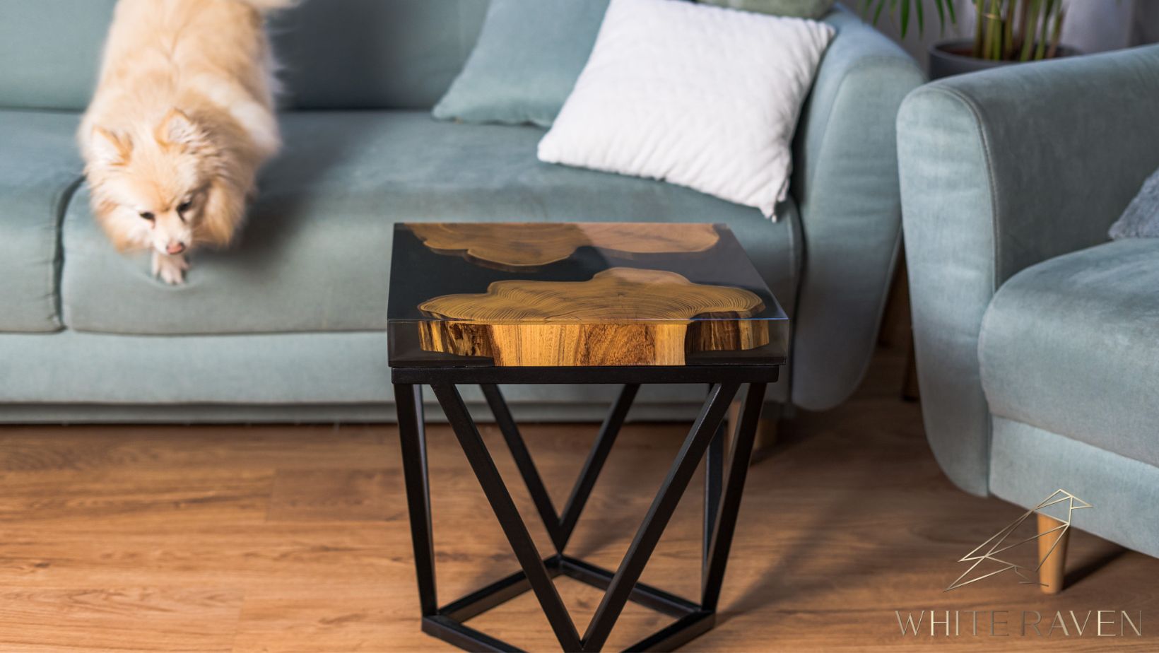 Acacia Wood Coffee Table