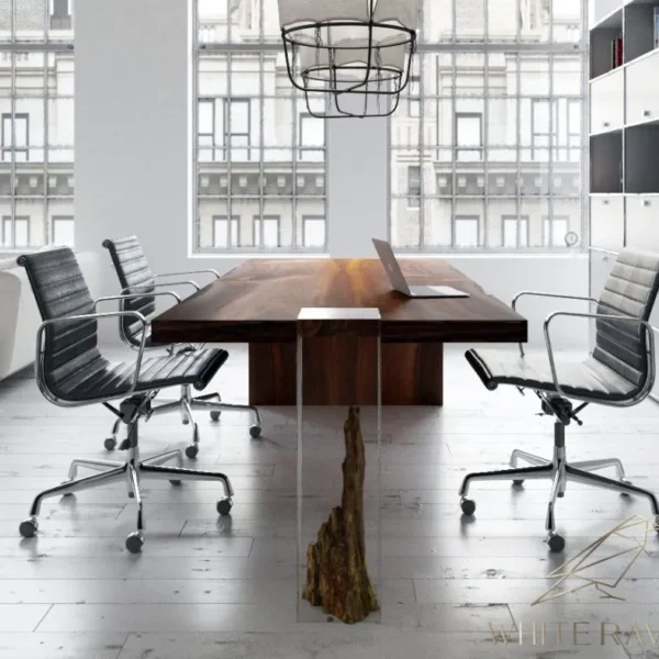 Wood and resin desk FLYING DUTCHMAN