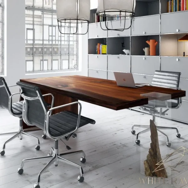 Wood and resin desk FLYING DUTCHMAN