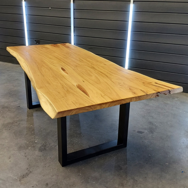 Wooden Dining Table in Loft Style