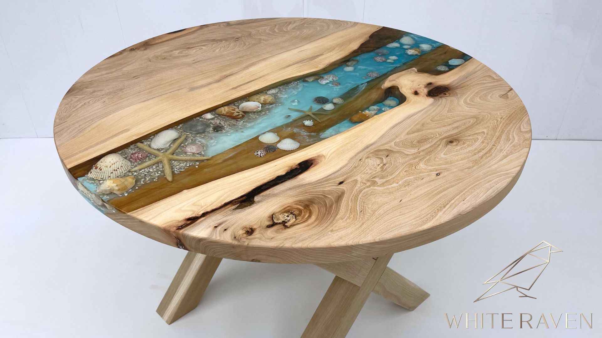 Epoxy houten tafel 