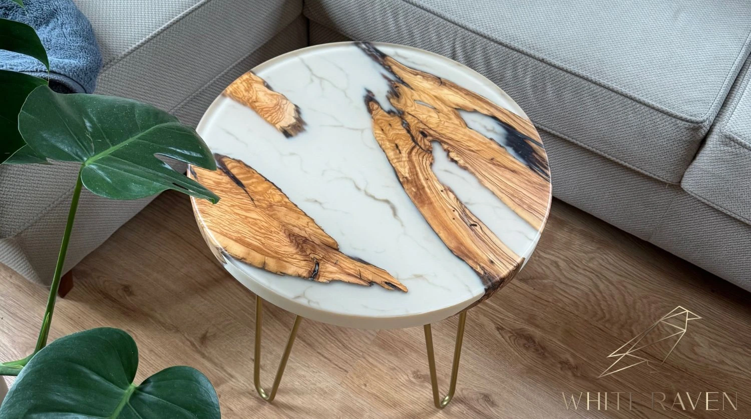 Okrągły stoliczek kawowy